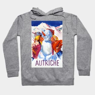 Vintage Travel Poster Autriche Austria Hoodie